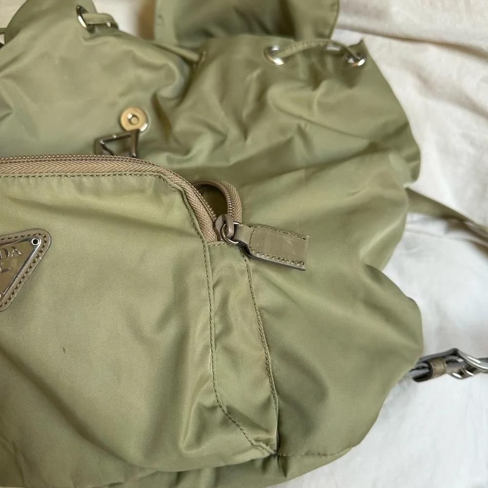 Prada Green  Backpack - Picture 9 of 13